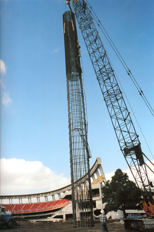 caisson rebar cage - Qualcomm